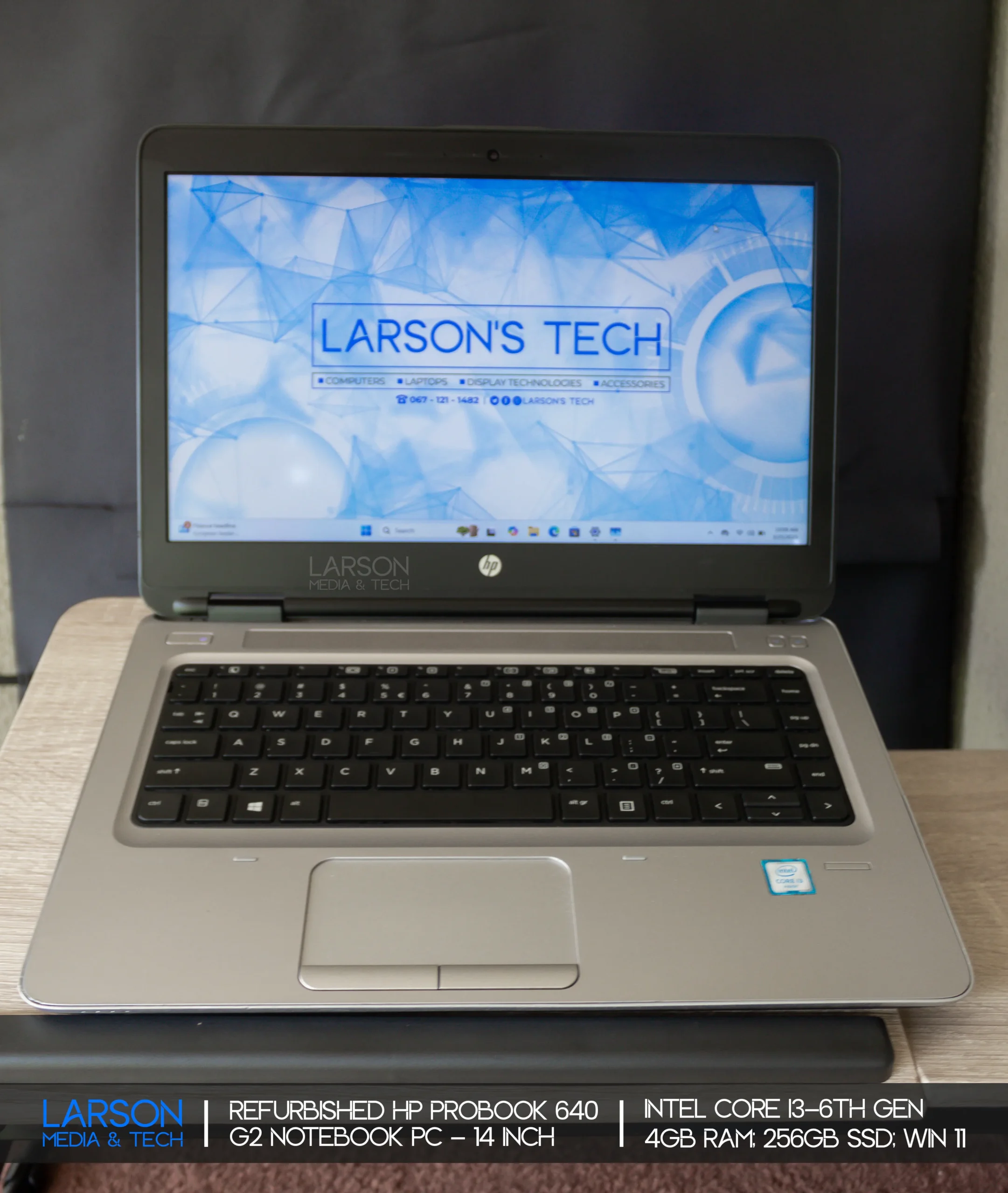 HP ProBook 640 G2 | i5 6th Gen | 8GB RAM | 256GB SSD | 14" Full HD | Windows 11 Pro - Image 2