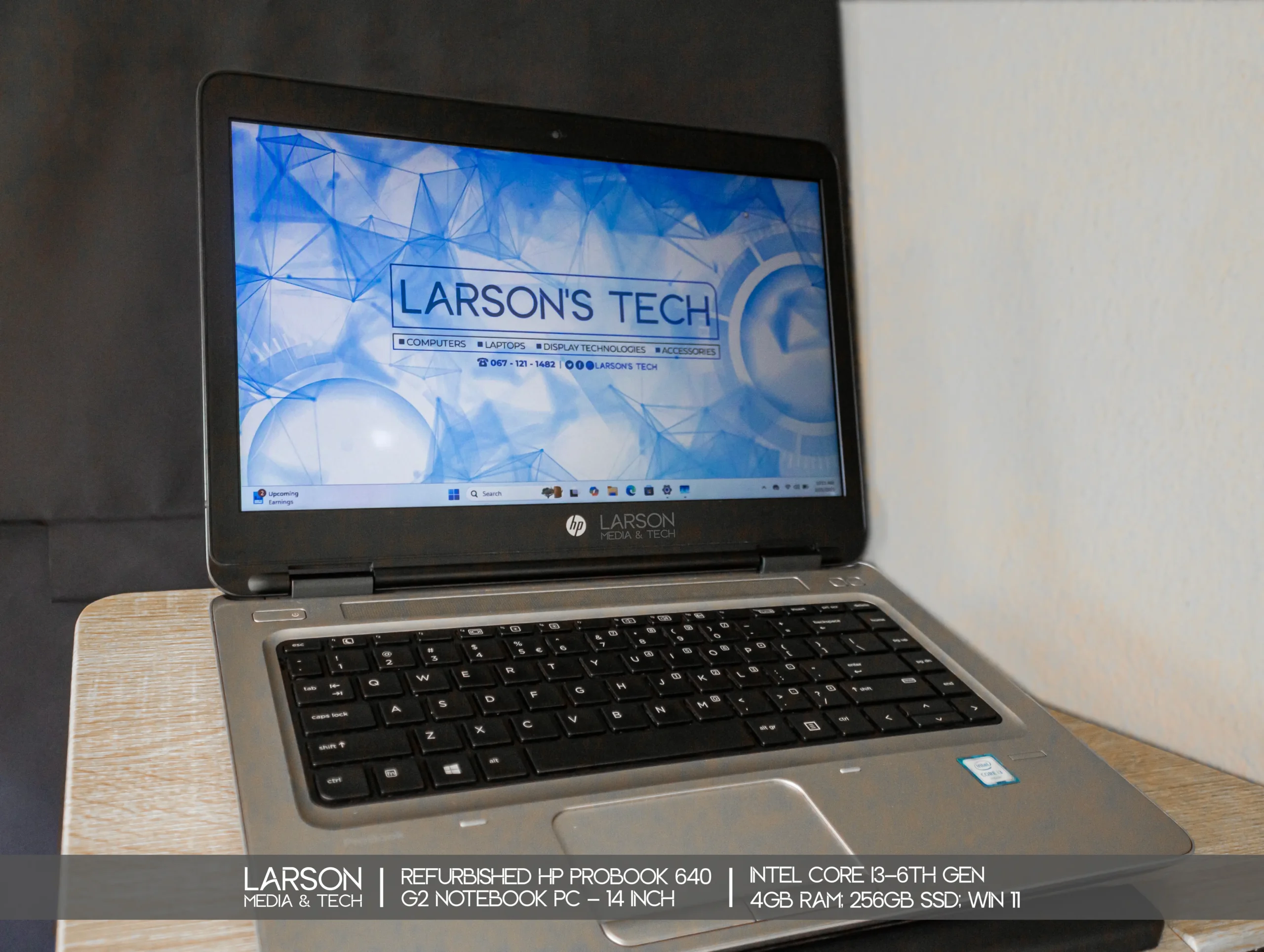 HP ProBook 640 G2 | i5 6th Gen | 8GB RAM | 256GB SSD | 14" Full HD | Windows 11 Pro - Image 5