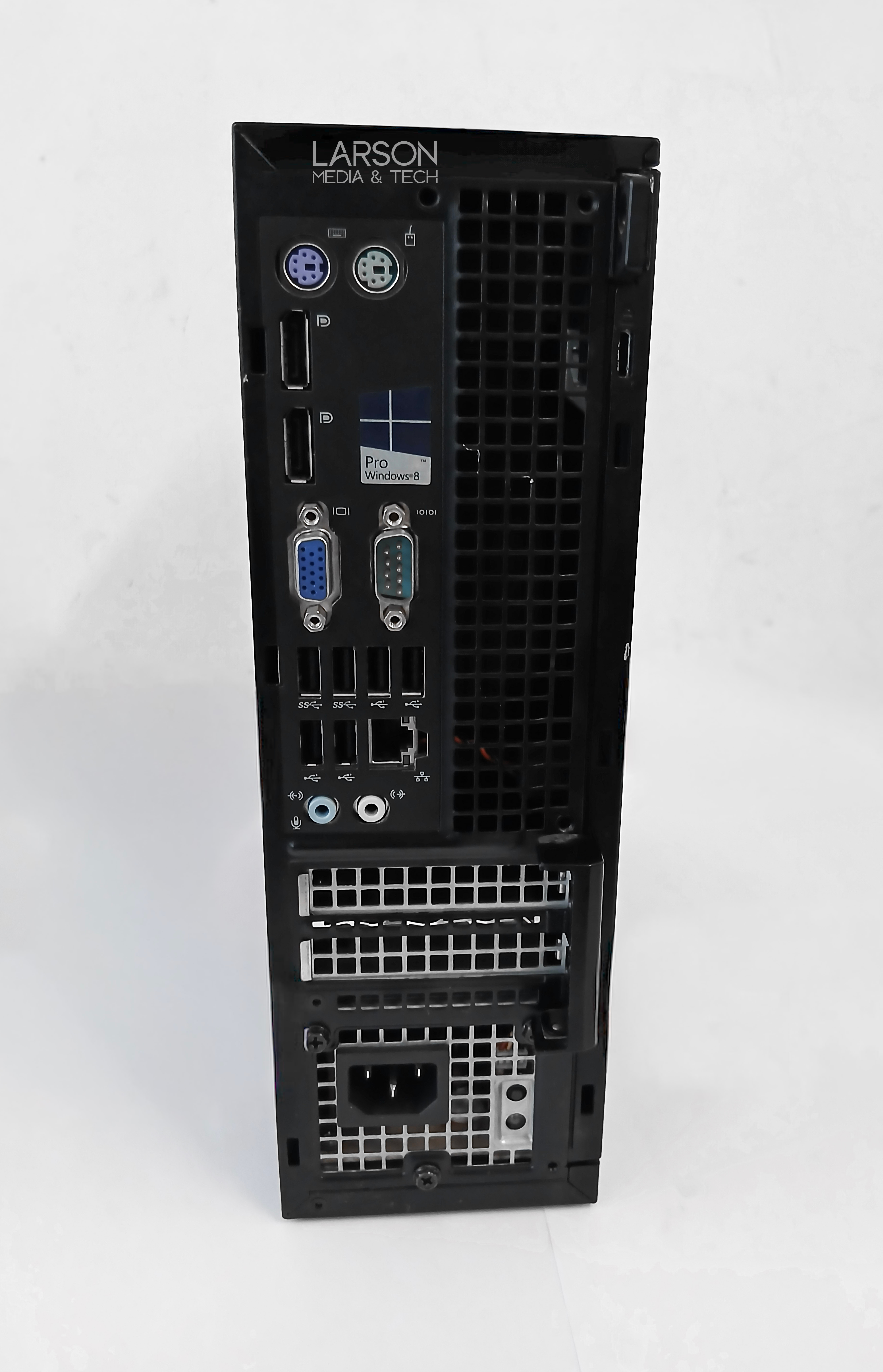 Dell Optiplex 7020 SFF Rear View showing 8USB Ports and 2 DisplayPorts