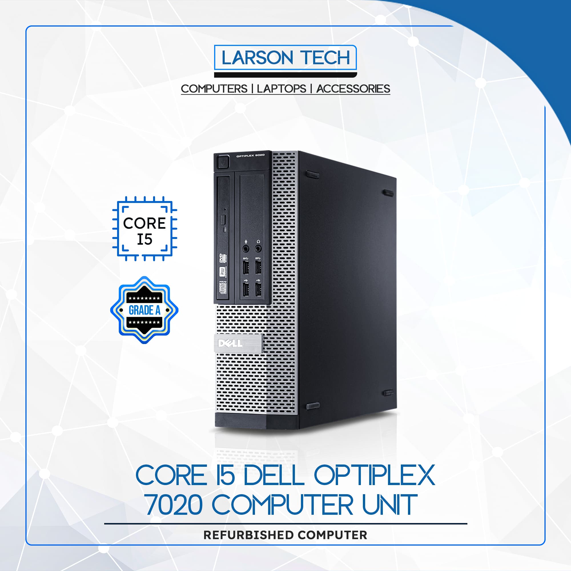 DELL OPTIPLEX 7020, I5, 8GB RAM, 500GB HDD, REFURB