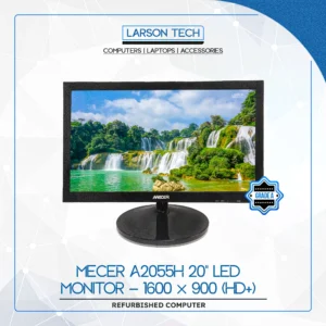 Mecer A2055H 20-inch HD+ LED Monitor with HDMI refurbished front view