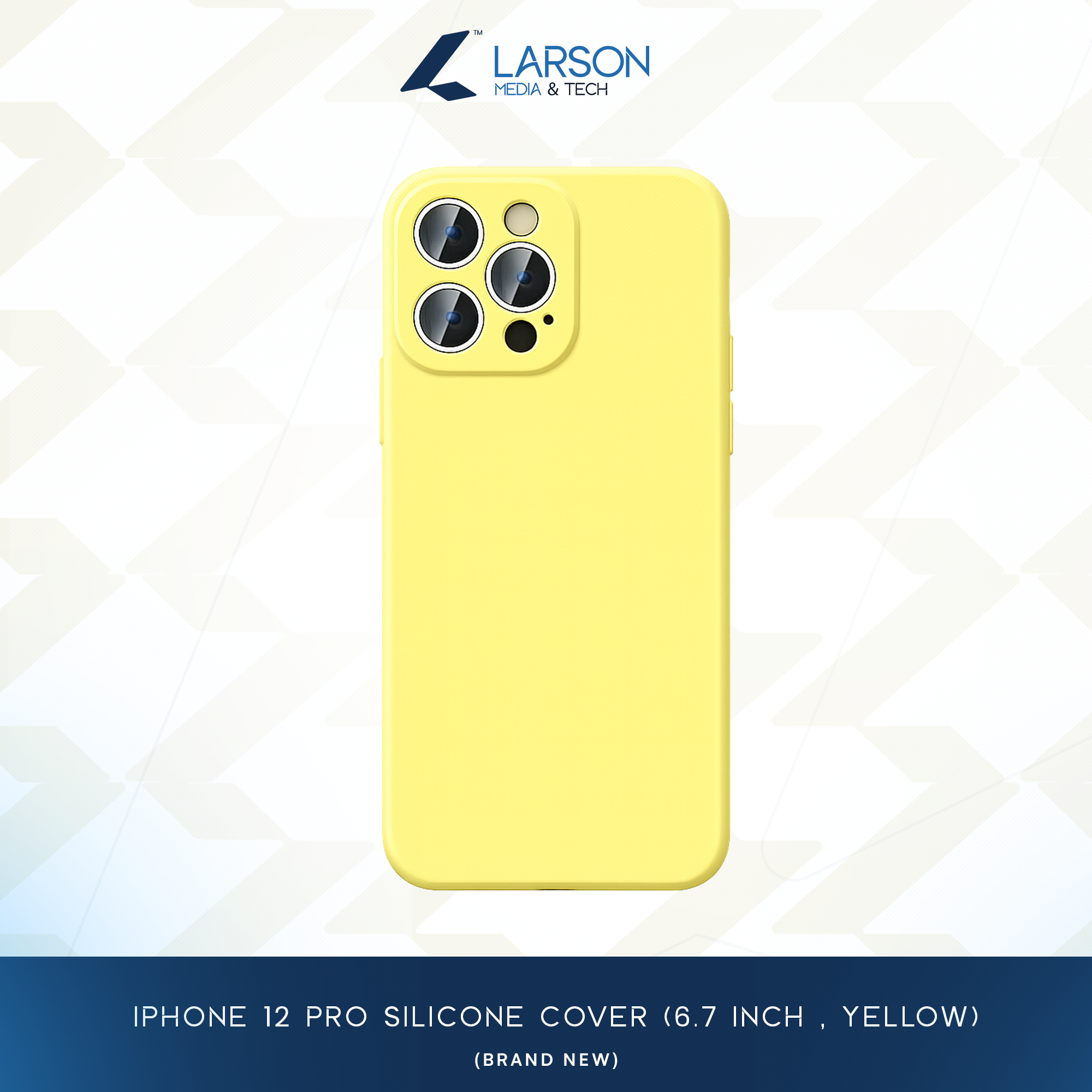 iPhone 12 Pro Silicone Protective Case - Yellow