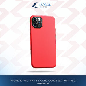 iPhone 12 Pro Max Silicone Protective Case - Red