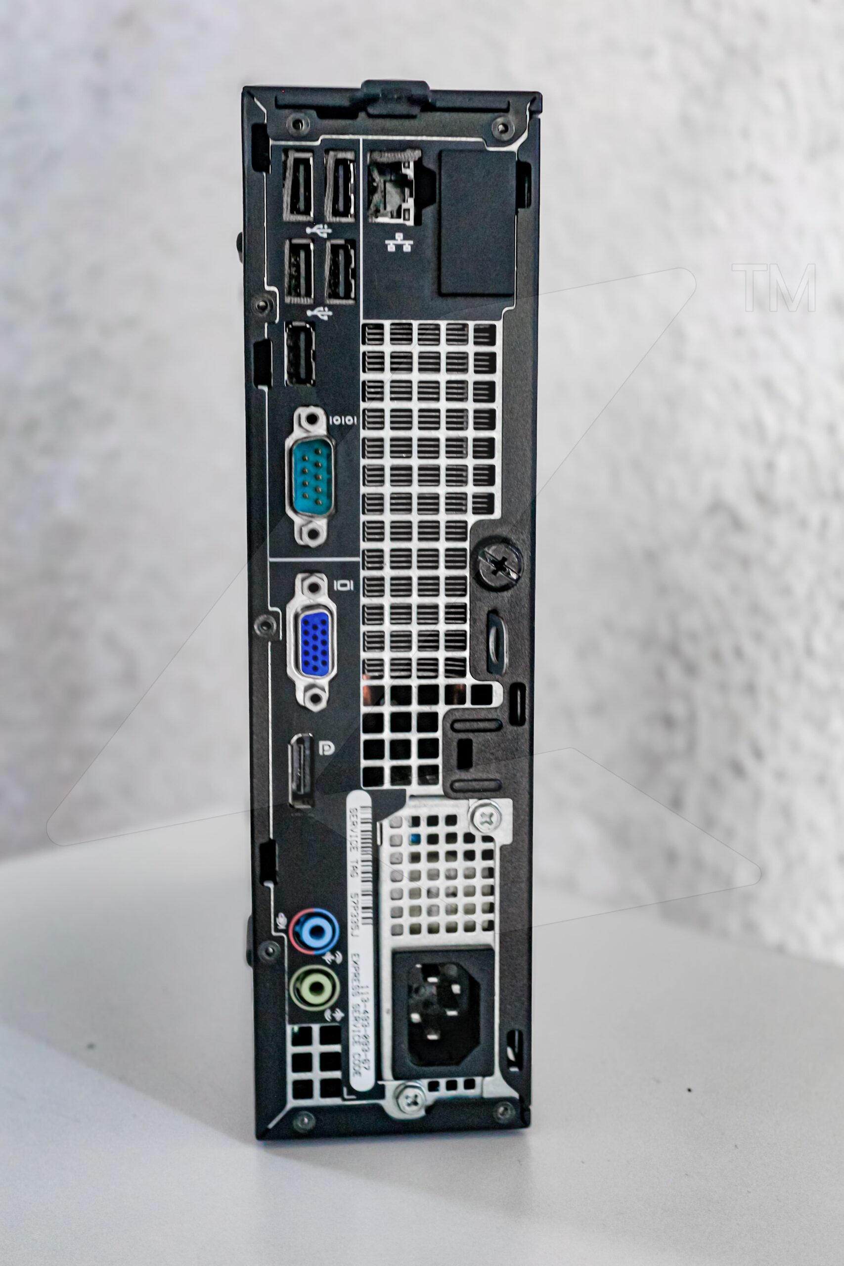 Dell OptiPlex 790 USFF refurbished desktop rear ports view
